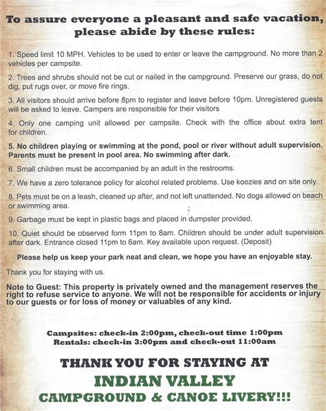 Indian Valley Campground and Canoe Livery in Middleville, Michigan ...