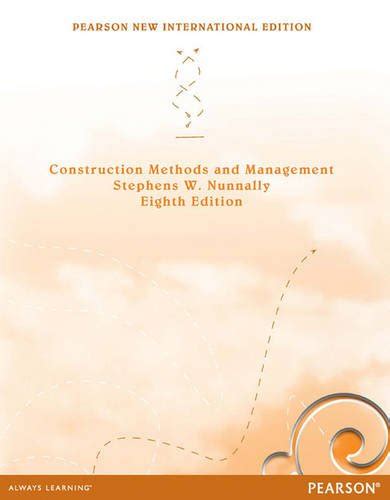 Buy Construction Methods and Management Pearson New International ...