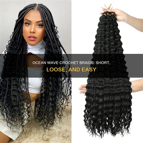 Ocean Wave Crochet Braids: Short, Loose, And Easy | CyCrochet