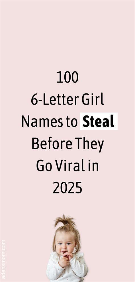 100+ Unique, Beautiful & Timeless 6-Letter Girl Names for 2024 + 2025 ...