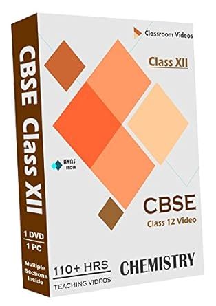 CBSE Class 12 - Chemistry Full Syllabus Classroom Video (DVD) : Amazon ...