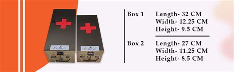 GvanyS Stainless Steel Rectangular (Empty) Medicines Storage/First Aid ...