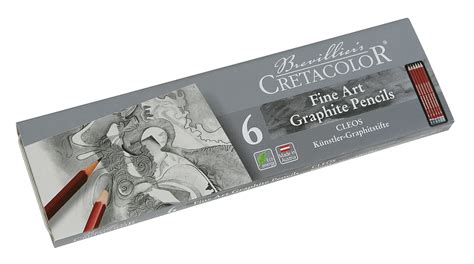 Cretacolor Cleos Fine Art Graphite Pencils Set of 6 – BrustroShop