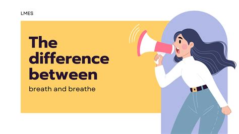 The difference between breath and breathe, English Vocabulary