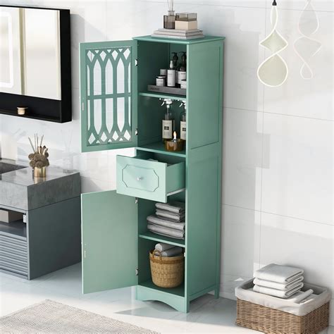Buy Festnight Tall Bathroom Storage Cabinet, Freestanding Bathroom ...