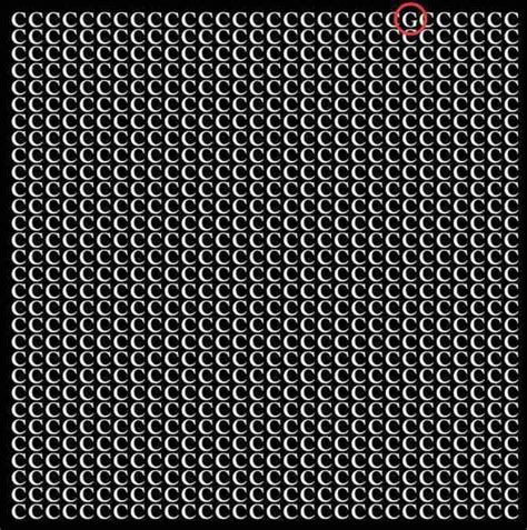 Optical Illusion IQ Test: Only 1 In 100 can spot the hidden letter G ...
