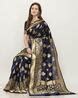 Buy Navy Sarees for Women by KEDAR FAB Online | Ajio.com