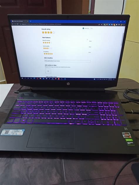 HP Pavilion Gaming 15-ec0027AX 15.6-inch Gaming Laptop (Ryzen 5 3550H ...