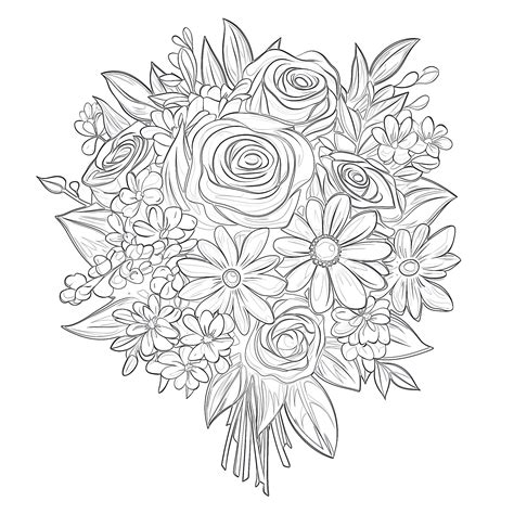 Printable Coloring Pages: A Blooming World of Flowers