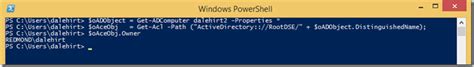 Image result for PowerShell File Owner