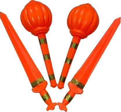 Prapti Mart Plastic Hanuman Gada & Sword Toys for Kids/Hand Weapon Role ...