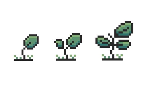 Dreamy sprout retro pixel art 58565152 Vector Art at Vecteezy
