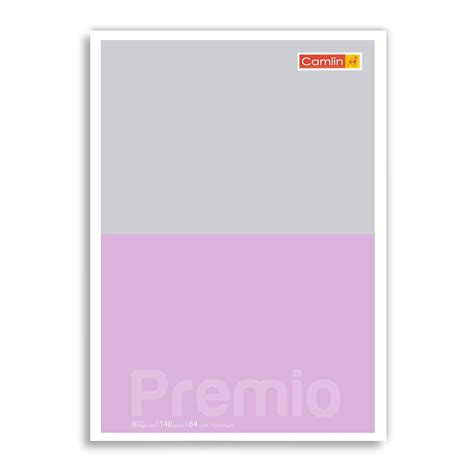Camlin Premio 64 GSM Single Line 140 pages Notebook pack of 3: Amazon ...