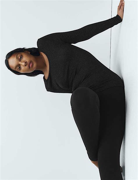 Buy Heatgen™ Medium Thermal Long Sleeve Sparkle Top at Marks & Spencer