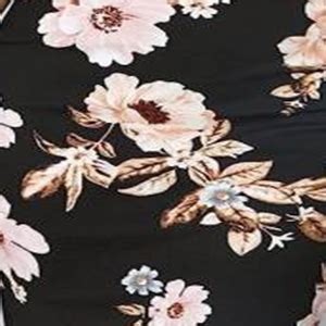 Buy Attire Empire Women Bodycon Black Floral Printed Midi Dress at ...