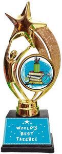 Tuelip Trophy Gift for World's Best Teacher Trophy Price in India - Buy ...