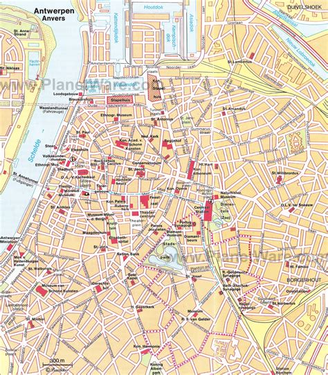 Antwerpen Kaart - Interactieve en Gedetailleerde Plattegronden van ...