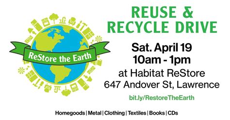 ReStore the Earth ReUse & ReCycle Drive, 647 Andover St, Lawrence, MA ...