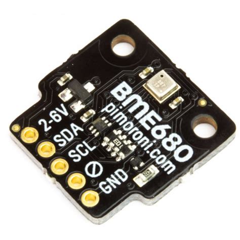 Pimoroni BME680 Breakout - Air Quality, Temperature, Pressure, Humidity ...