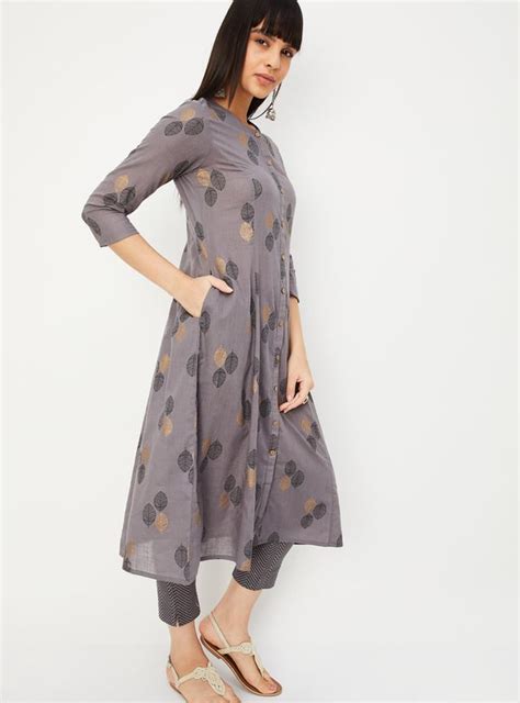 Buy Women Printed A-line Kurta Set Online at just Rs. 999.0 ...