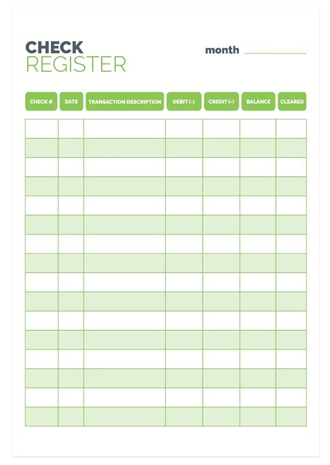 Balancing a Checkbook Register - Worksheets Library
