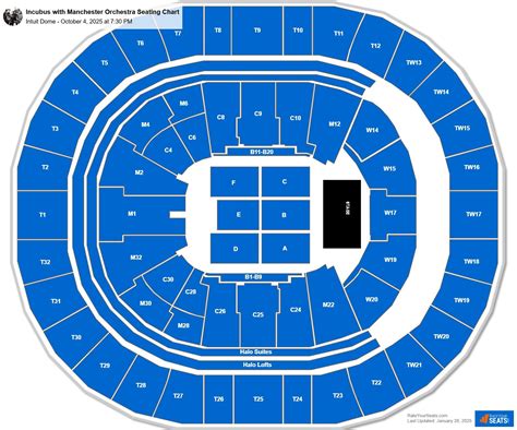Intuit Dome Concert Seating Chart - RateYourSeats.com