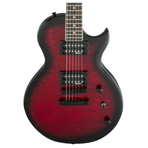 Jackson JS22 SC Monarkh Electric Guitar, Transparent Red at Gear4music