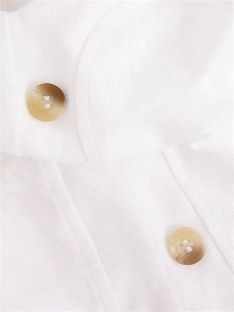 Phase Eight Suzie Button Detail Top, White