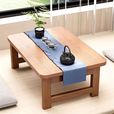 Floor Desk Foldable Japanese Floor Dining Table Low Tables for Small ...