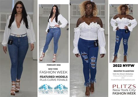 PLUS CURVE FEMALE NY FASHION WEEK MODEL AUDITION, June 3 2023 | Online ...