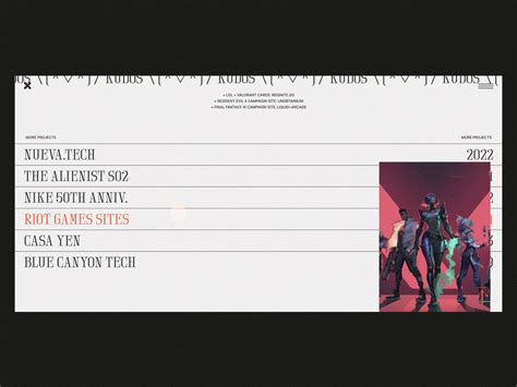 Projects List - Awwwards
