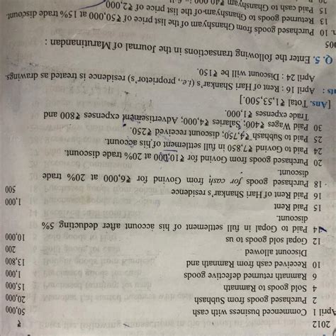 Paid to Govind 7850 in full settlement of his account - Brainly.in