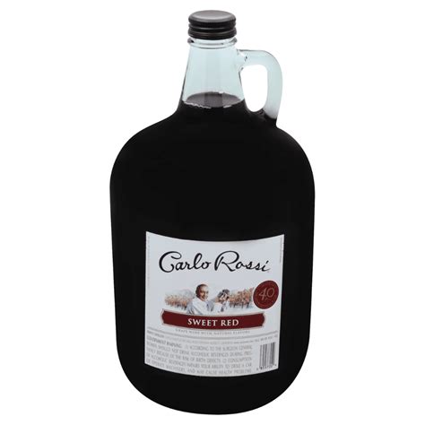 Buy Carlo Rossi Sweet Red Wine, 4L Bottle at Ubuy India