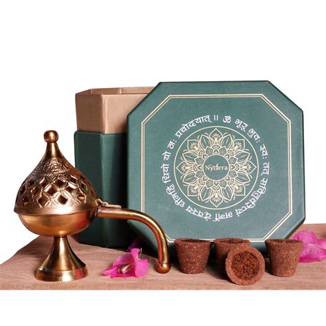 Nytarra Gift Hamper, Sacred Brass Gift Box Contains Hawan Cups and ...