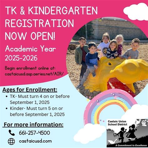 TK & Kindergarten Registration – Educational Services – Castaic Union ...