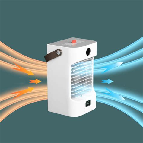 Air Conditioner Fan Quiet Mini Desk Fans for Home Office Living Room B ...