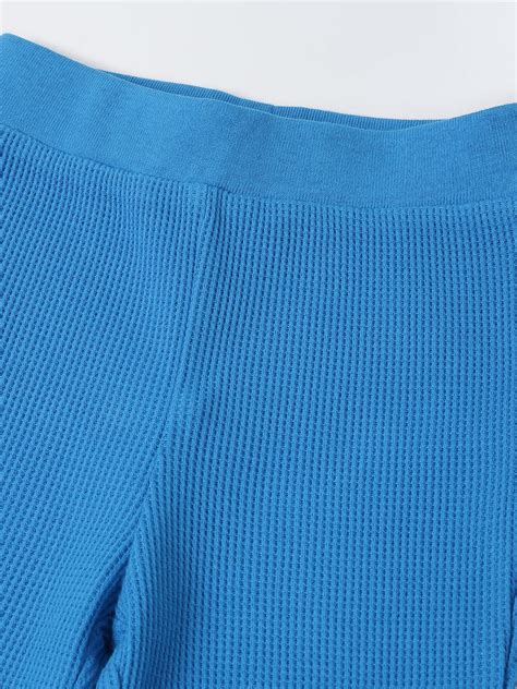 Spunkies Cotton Waffle Knit Solid Regular Casual Wear Set Infant Full