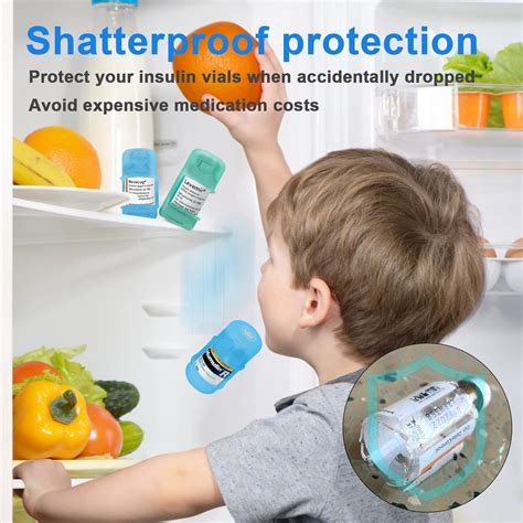 Buy iGuerburn Insulin Vial Protector for Fiasp Humalog Novolog Humulin ...