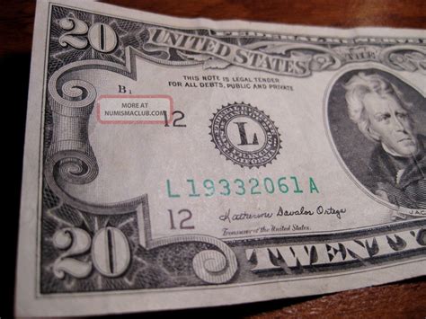 1981 20 Dollar Bill - San Francisco