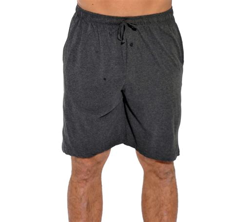 At the Buzzer Men's Pajama Shorts / Sleepwear / PJs (Charcoal, Small ...