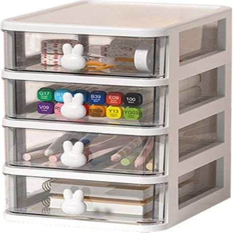 4 Tier Transparent Cosmetic Jewelry Box – House of quirk