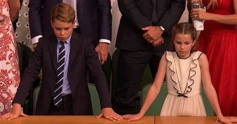 Prince George’s facial expression and body language at Wimbledon leave ...