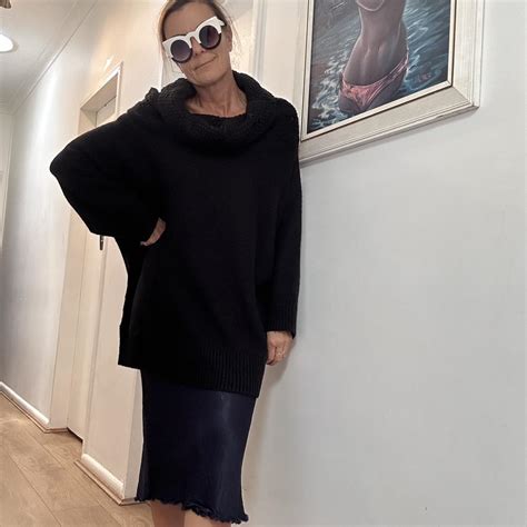 Wayne by Wayne cooper jumper/dress Size L (would for... - Depop