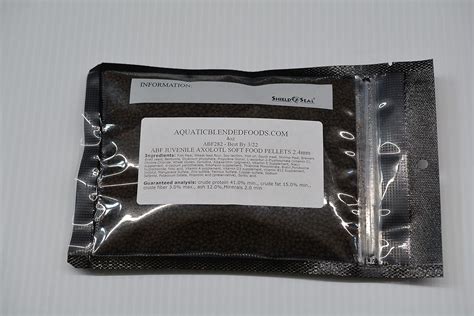Buy AQUATICBLENDEDFOODS ABF Gourmet Axolotl Soft Food Pellet Mix 3.2mm ...