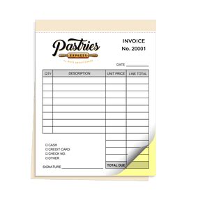 Image result for Custom Invoice Book