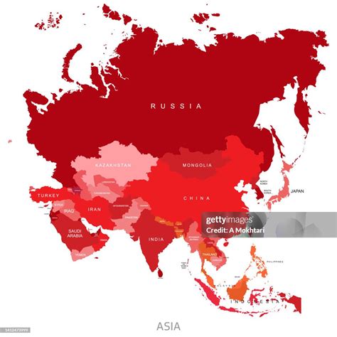 Map Of North Asia Countries