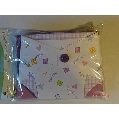 Package of 8 Thank you Notes Folded Diaper Blank India | Ubuy