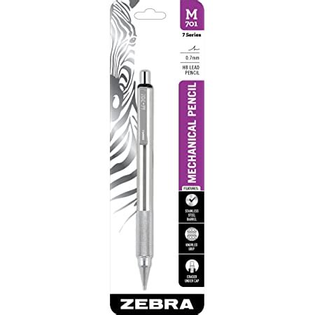 Zebra M-701 Mechanical Pencil, 0.7mm, 1 Each (59411) : Amazon.in ...