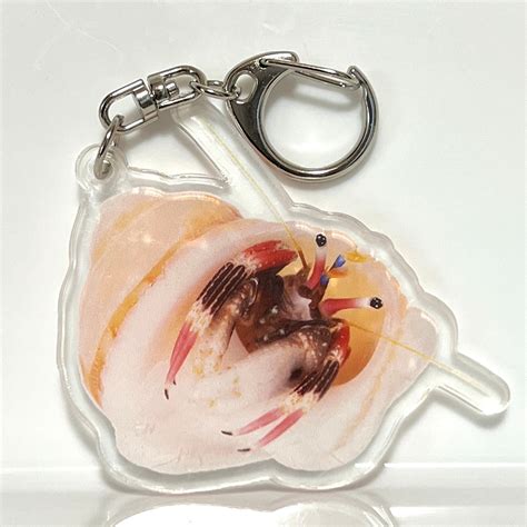 【アクリルキーホルダー】カザリサンゴヤドカリ | ヤドカリの国