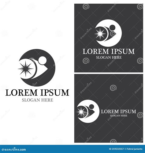 Eye Care Vector Logo Design Stock Illustration - Illustration of ...